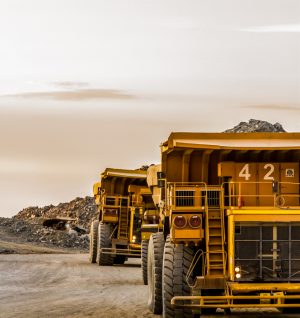 Platinum and Palladium Mining and processing, Dump Truck for transporting rocks